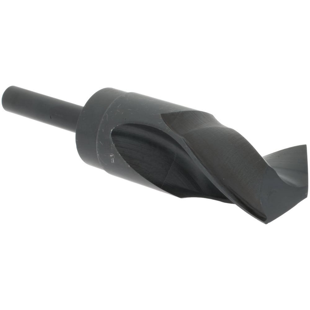 Reduced Shank Drill Bit: 1-1/2'' Dia, 1/2'' Shank Dia, 118 0, High Speed Steel