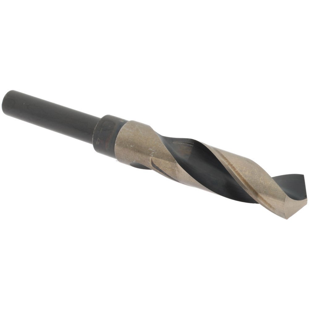 Reduced Shank Drill Bit: 25/32'' Dia, 1/2'' Shank Dia, 118 0, Cobalt