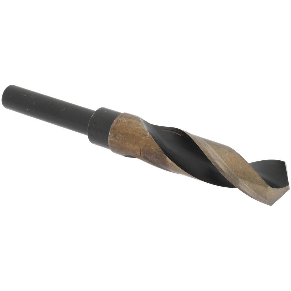 Reduced Shank Drill Bit: 51/64'' Dia, 1/2'' Shank Dia, 118 0, Cobalt