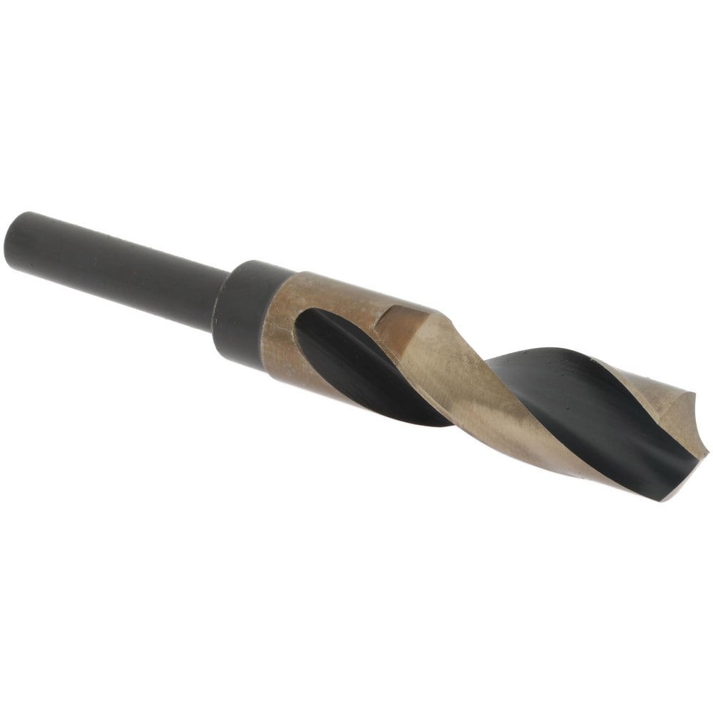 Reduced Shank Drill Bit: 7/8'' Dia, 1/2'' Shank Dia, 118 0, Cobalt