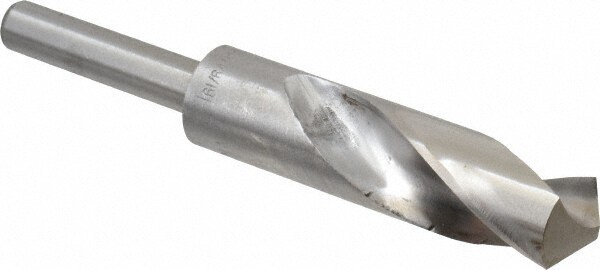 Reduced Shank Drill Bit: 61/64'' Dia, 1/2'' Shank Dia, 118 0, Cobalt