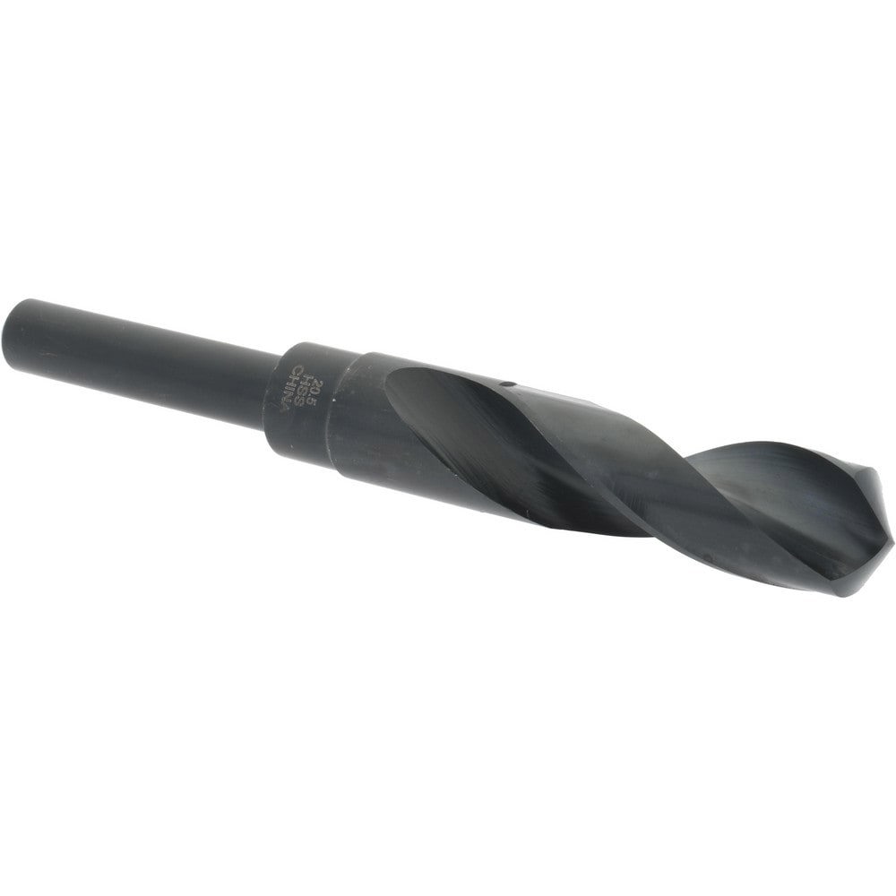 Reduced Shank Drill Bit: 0.8071'' Dia, 1/2'' Shank Dia, 118 0, High Speed Steel