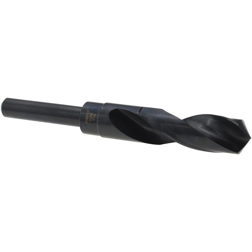 Reduced Shank Drill Bit: 0.8465'' Dia, 1/2'' Shank Dia, 118 0, High Speed Steel