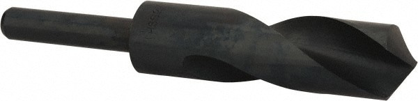 Reduced Shank Drill Bit: 1.063'' Dia, 1/2'' Shank Dia, 118 0, High Speed Steel