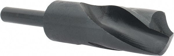 Reduced Shank Drill Bit: 1.2303'' Dia, 1/2'' Shank Dia, 118 0, High Speed Steel