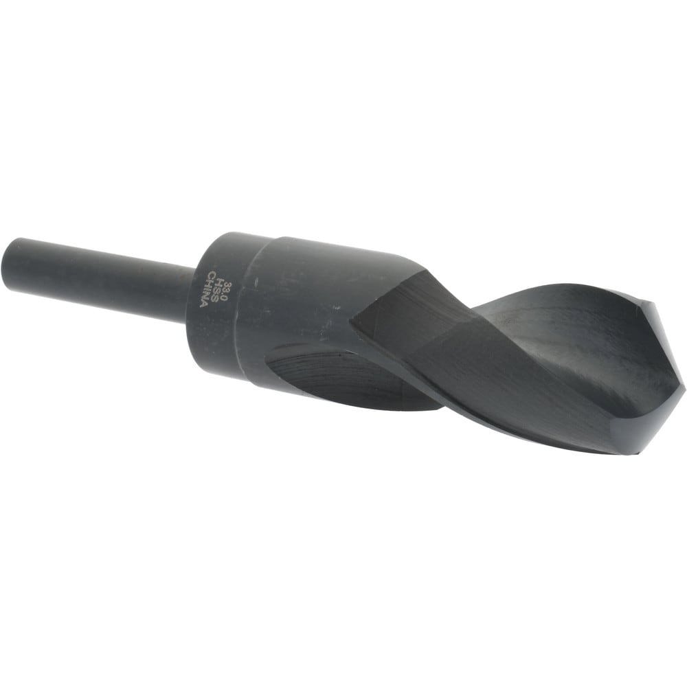 Reduced Shank Drill Bit: 1.2992'' Dia, 1/2'' Shank Dia, 118 0, High Speed Steel