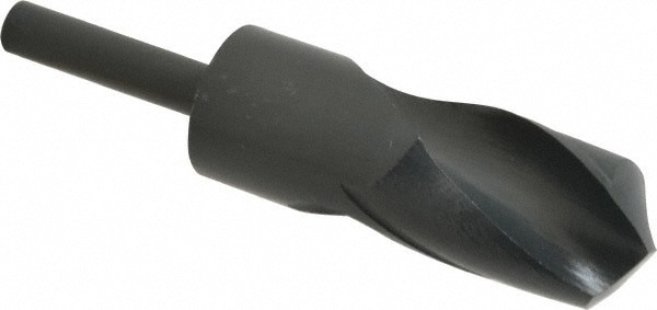 Reduced Shank Drill Bit: 1.4173'' Dia, 1/2'' Shank Dia, 118 0, High Speed Steel