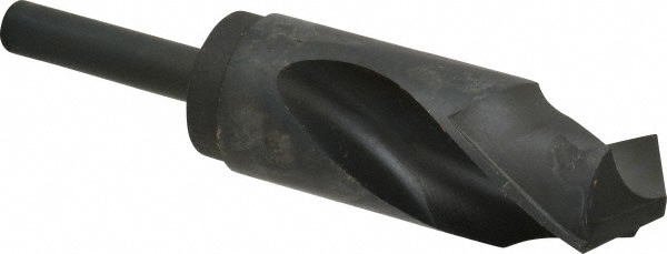 Reduced Shank Drill Bit: 1.4567'' Dia, 1/2'' Shank Dia, 118 0, High Speed Steel