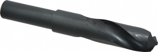 Reduced Shank Drill Bit: 29/32'' Dia, 3/4'' Shank Dia, 118 0, High Speed Steel