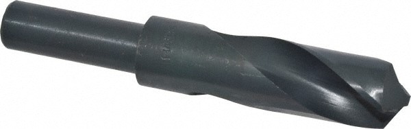 Reduced Shank Drill Bit: 1-1/16'' Dia, 3/4'' Shank Dia, 118 0, High Speed Steel