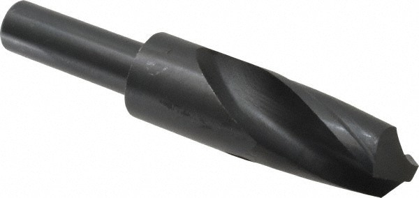 Reduced Shank Drill Bit: 1-7/32'' Dia, 3/4'' Shank Dia, 118 0, High Speed Steel