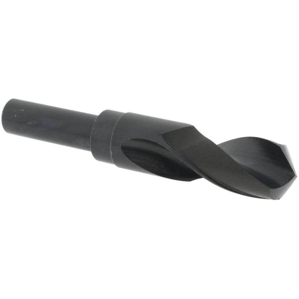 Reduced Shank Drill Bit: 1-1/8'' Dia, 3/4'' Shank Dia, 118 0, High Speed Steel