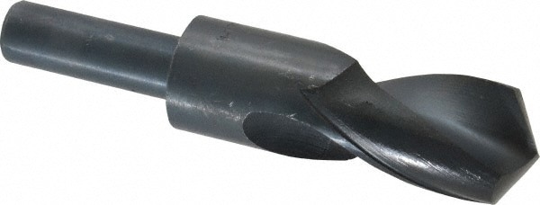 Reduced Shank Drill Bit: 1-11/32'' Dia, 3/4'' Shank Dia, 118 0, High Speed Steel