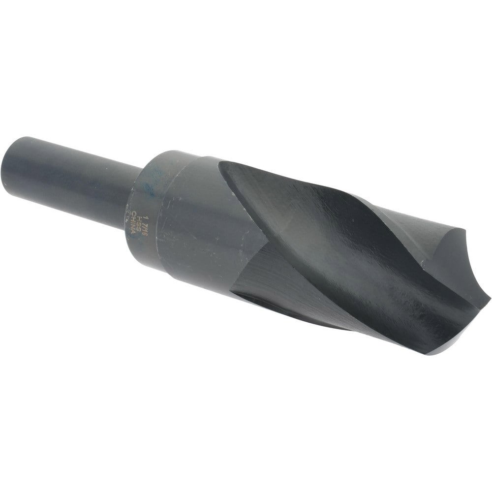 Reduced Shank Drill Bit: 1-7/16'' Dia, 3/4'' Shank Dia, 118 0, High Speed Steel