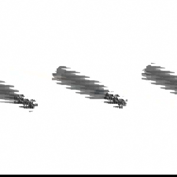 Spiral Flute Tap: #2-56 UNC, 2 Flutes, Bottoming, 2B Class of Fit, Vanadium High Speed Steel, Oxide Coated