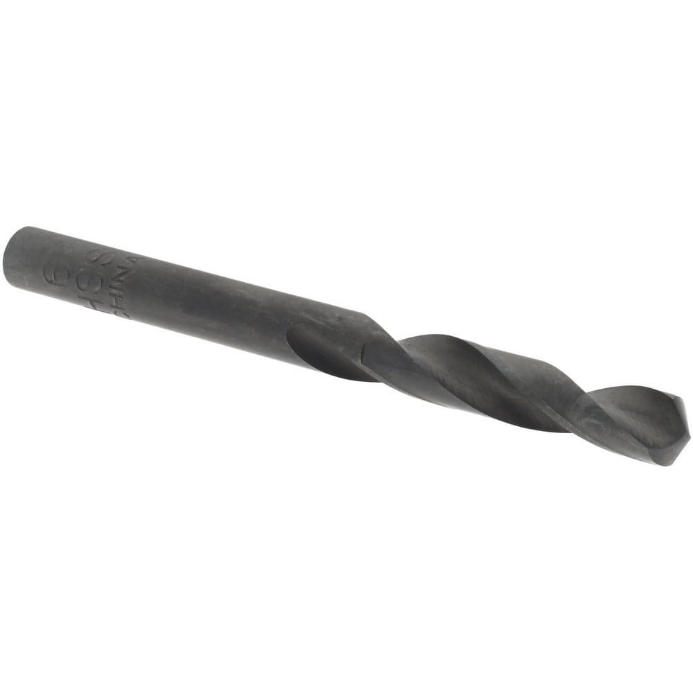 Screw Machine Length Drill Bit: Size #6, 118 deg Point, High-Speed Steel