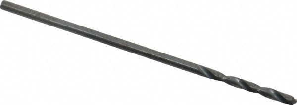 Screw Machine Length Drill Bit: Size #56, 118 deg Point, High-Speed Steel