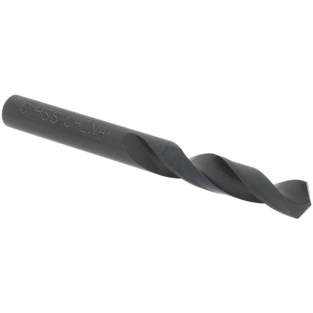 Screw Machine Length Drill Bit: Letter C, 118 deg Point, High-Speed Steel