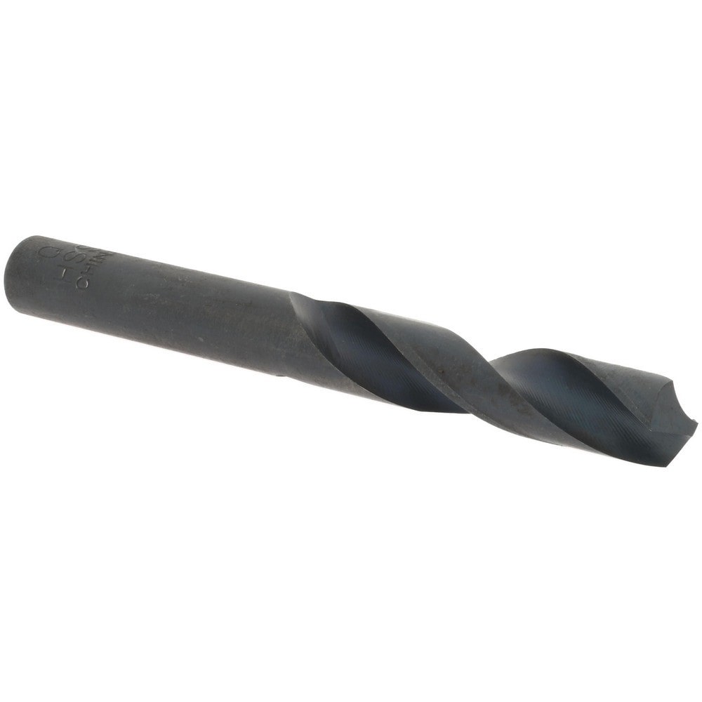 Screw Machine Length Drill Bit: Letter Q, 118 deg Point, High-Speed Steel