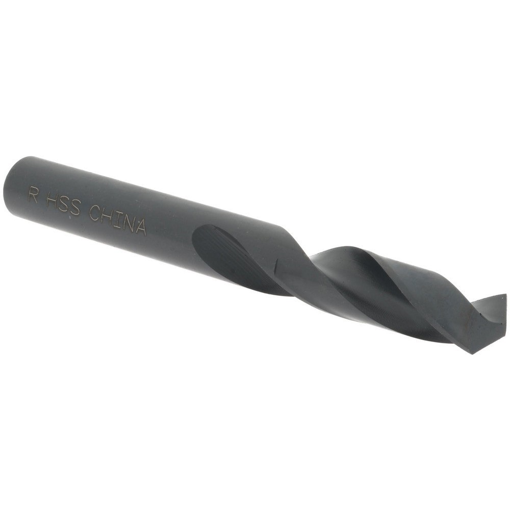 Screw Machine Length Drill Bit: Letter R, 118 deg Point, High-Speed Steel