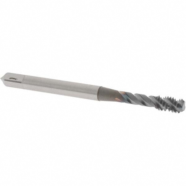 Spiral Flute Tap: UNC, 3 Flute, Bottoming, 3B Class of Fit, Vanadium High-Speed Steel, V Finish