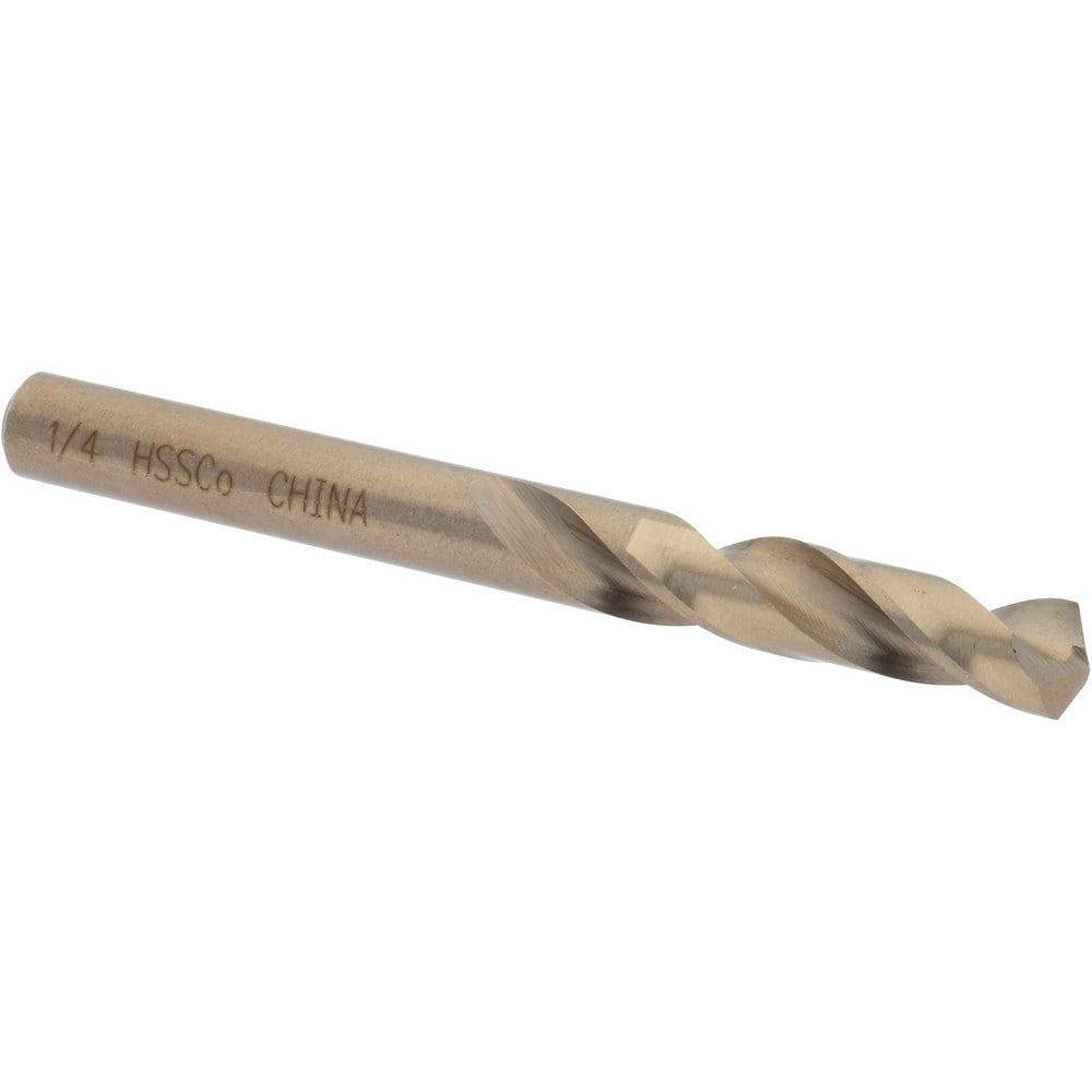 Screw Machine Length Drill Bit: Letter E, 135 deg Point, Cobalt