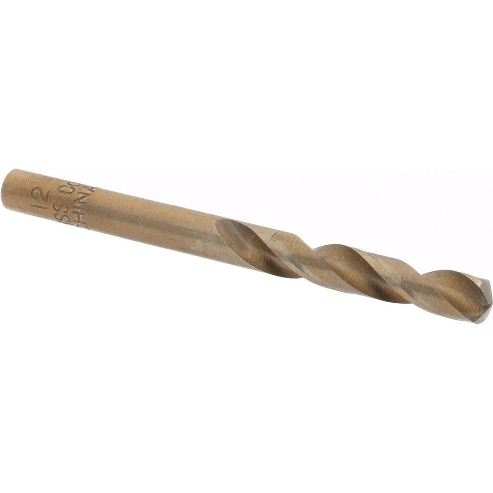 Screw Machine Length Drill Bit: Size #12, 135 deg Point, Cobalt