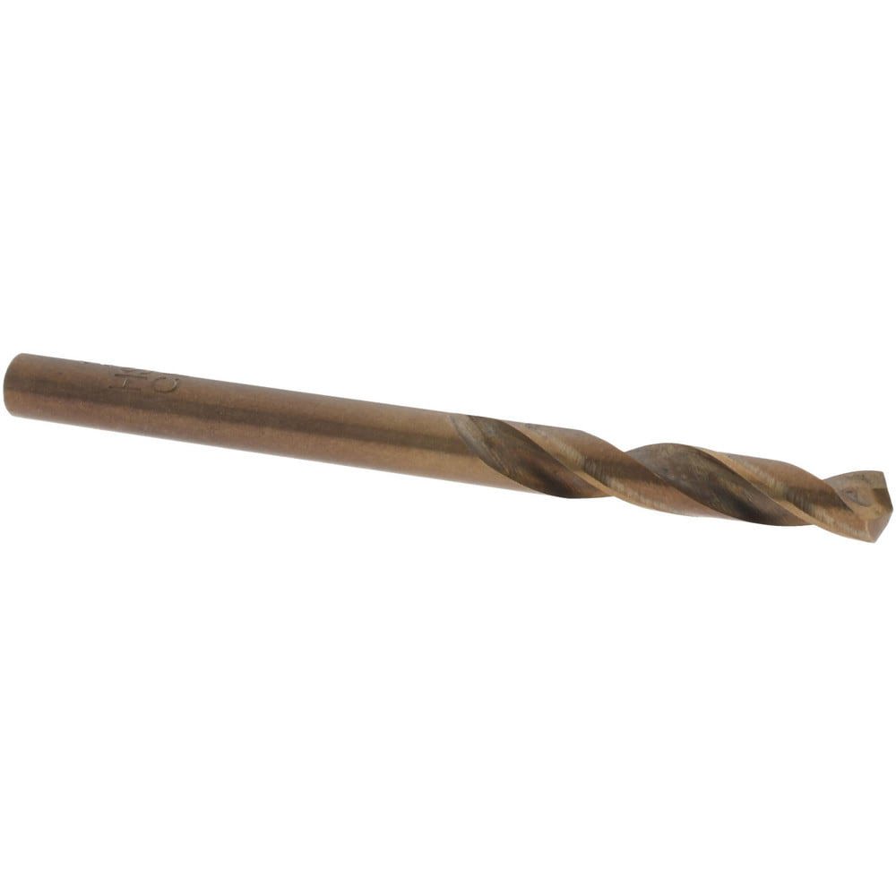 Screw Machine Length Drill Bit: Size #24, 135 deg Point, Cobalt