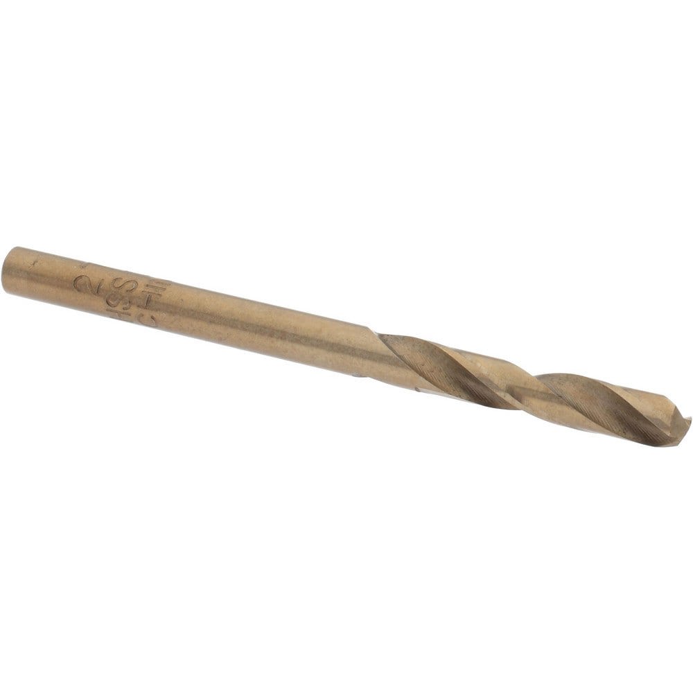 Screw Machine Length Drill Bit: Size #27, 135 deg Point, Cobalt