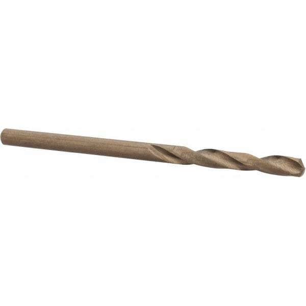 Screw Machine Length Drill Bit: Size #42, 135 deg Point, Cobalt