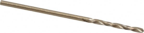Screw Machine Length Drill Bit: Size #53, 135 deg Point, Cobalt