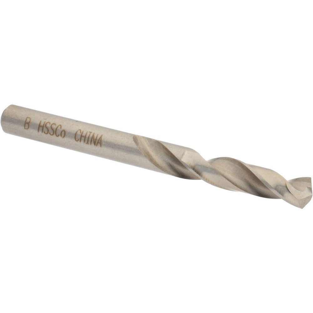 Screw Machine Length Drill Bit: Letter B, 135 deg Point, Cobalt