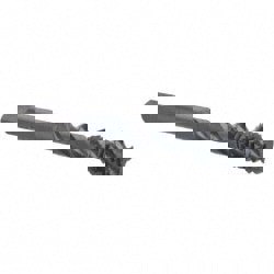 Spiral Flute Tap: 7/16-14 UNC, 3 Flutes, Bottoming, Vanadium High Speed Steel, Oxide Coated