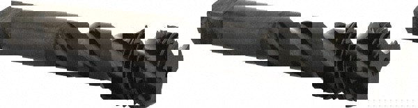 Spiral Flute Tap: 1/2-20 UNF, 3 Flutes, Bottoming, 2B Class of Fit, Vanadium High Speed Steel, Oxide Coated