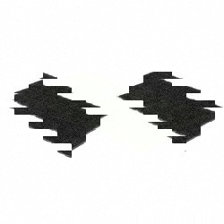 Entrance Mat: 5' Long, 3' Wide, Poly-Blended Carpet Surface