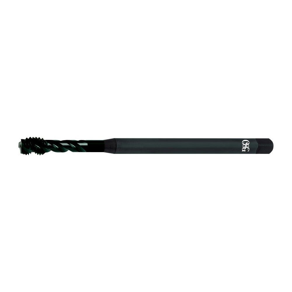 Extension Tap: 7/16-14, 3 Flutes, H3, Oxide Finish, Vanadium High Speed Steel, Spiral Flute
