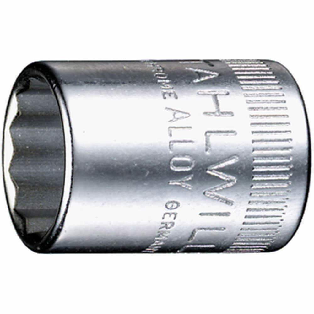 Hand Sockets; Socket Type: Standard ; Drive Size: 1/4in (Inch); Socket Size (Inch): 3/8 ; Drive Style: Hex ; Number Of Points: 12 ; Overall Length (Decimal Inch): 0.9100