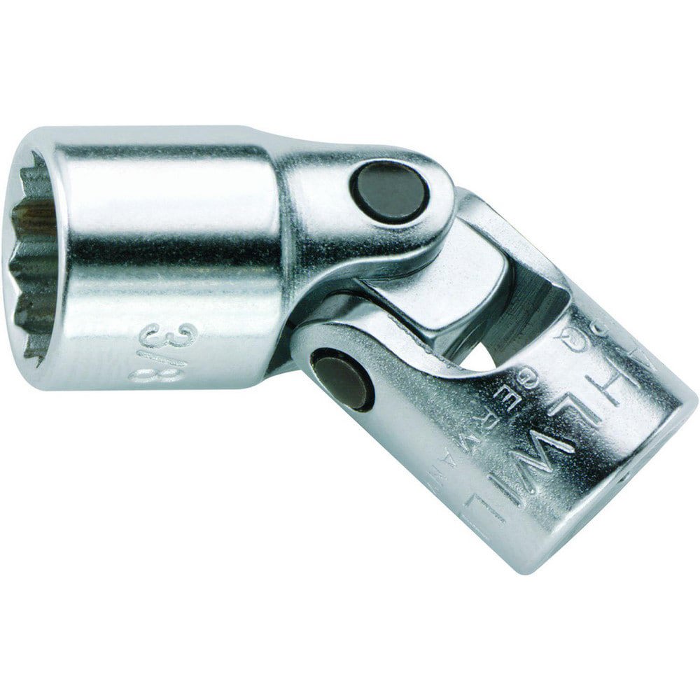 Hand Sockets; Socket Type: Flex Socket ; Drive Size: 1/4in (Inch); Socket Size (Inch): 9/16 ; Drive Style: Hex ; Number Of Points: 12 ; Overall Length (Decimal Inch): 1.4600