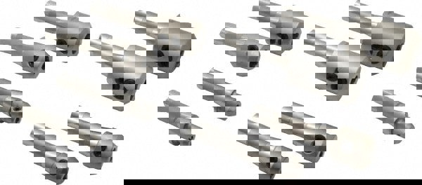 R8 Taper, 3/16 to 1-1/4 Inch Hole Diameter End Mill Holder Set