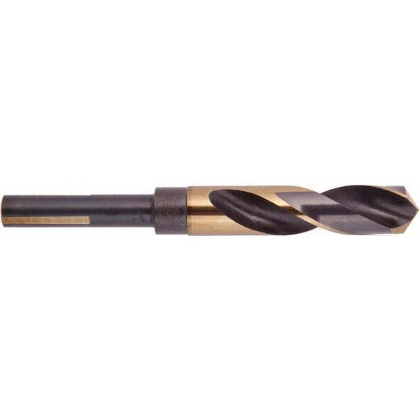 Reduced Shank Drill Bit: 0.6563'' Dia, 1/2'' Shank Dia, 118 deg, High-Speed Steel
