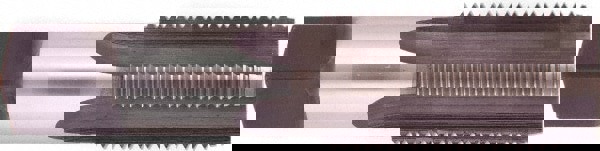 Straight Flute Tap: 1-3/4-8 UNS, 6 Flute, Taper Chamfer, High-Speed Steel, Bright/Uncoated Finish