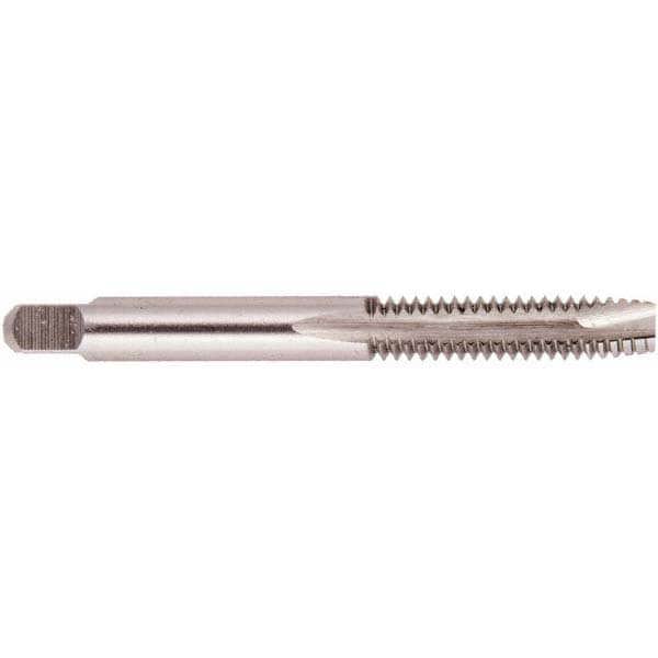 Spiral Point Tap: 7/16-14, UNC, 3 Flutes, Bottoming, 3B, Solid Carbide, Bright Finish