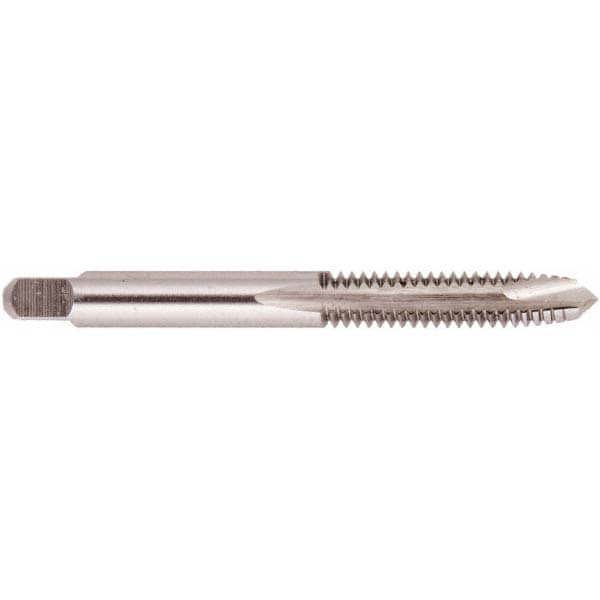 Spiral Point Tap: M8 x 1.25, Metric, 2 Flutes, Plug, 6H, Solid Carbide, Bright Finish
