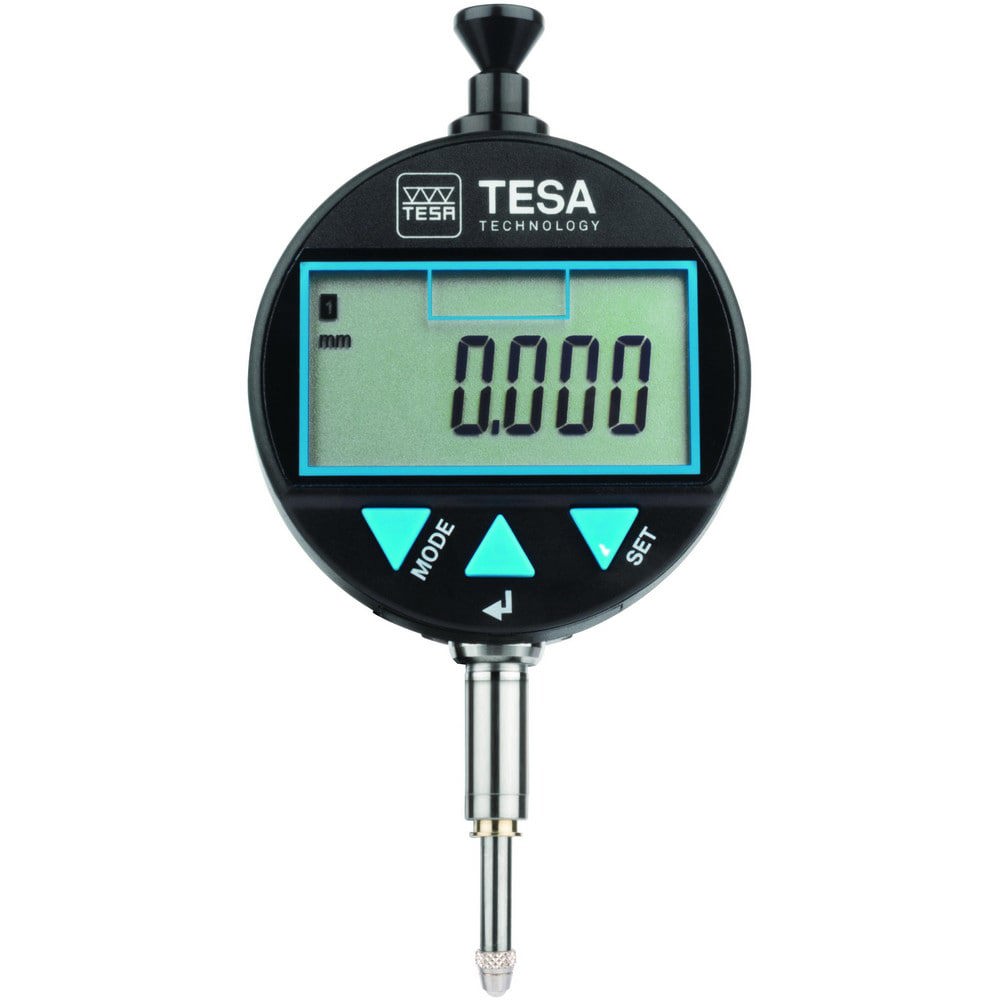 Electronic Test Indicator: 0 mm Min, 12.50 mm Max, MPEE, retractable plunger: 3 &micro;m;MPEP, 1 mm: 2,6 &micro;m Accuracy