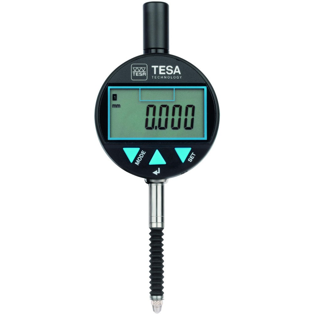 Electronic Test Indicator: 0 mm Min, 12.50 mm Max, MPEE, retractable plunger: 3 &micro;m;MPEP, 1 mm: 2,6 &micro;m Accuracy