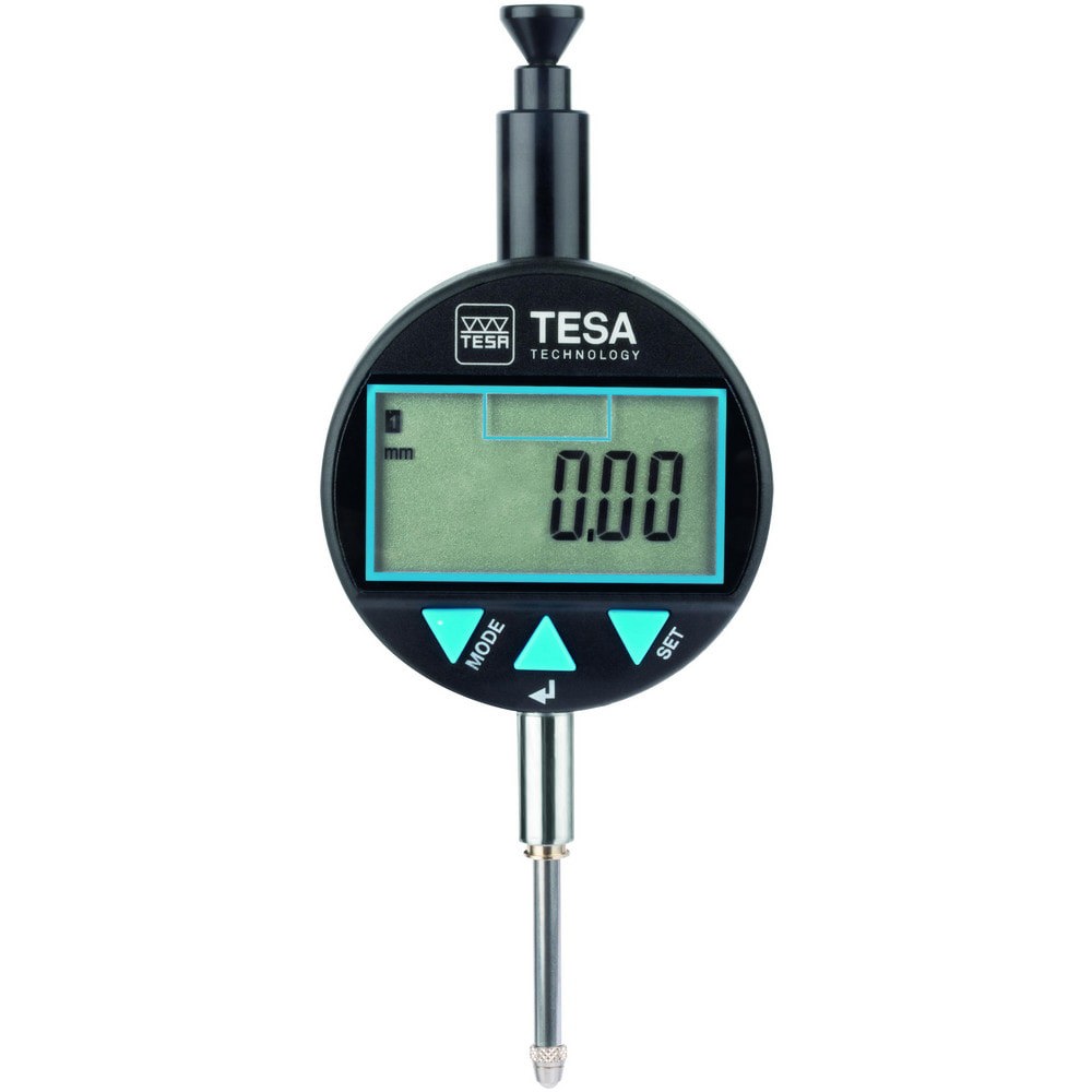 Electronic Test Indicator: 1 mm Min, 25.00 mm Max, MPEE, retractable plunger): 10 &micro;m &plusm; 1 digit;MPEP, 1 mm): 2,6 &micro;m Accuracy