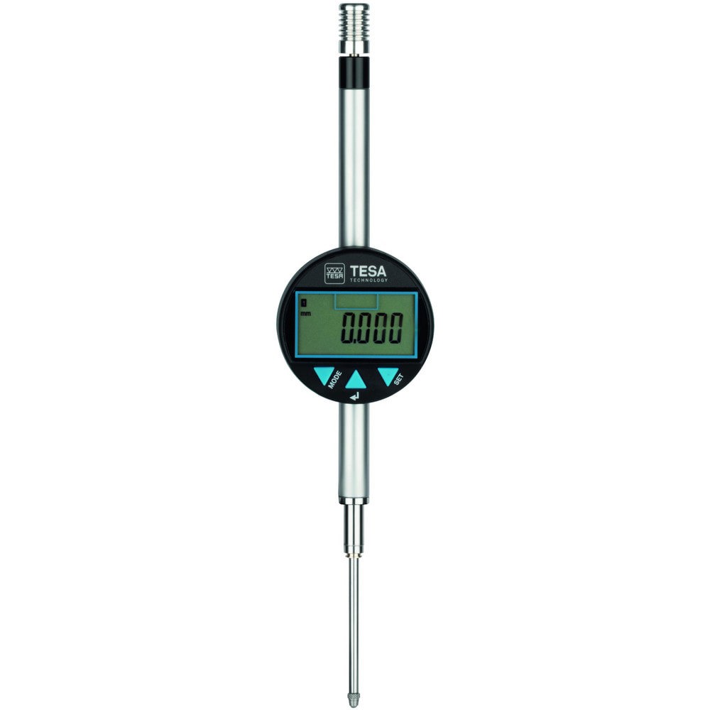Electronic Test Indicator: 2 mm Min, 50.00 mm Max, MPEE, retractable plunger: 5 &micro;m;MPEP, 1 mm: 3,2 &micro;m Accuracy