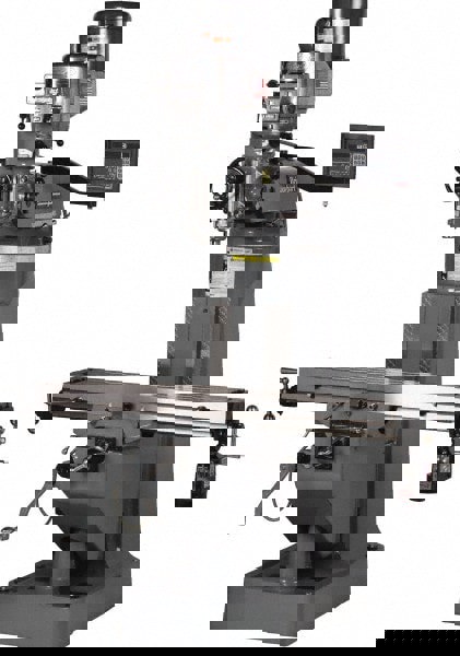 Knee Milling Machine: 2 hp, Variable Speed Pulley Control, 3 Phase