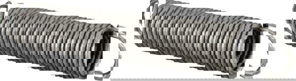 Extension Spring: 26.97 mm OD, 133.44 mm Extended Length