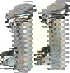 3/16 Ounce Capacity, 1/8-27 Thread, Steel, Zinc Plated, Elbow with Hex Body, Oil Cup